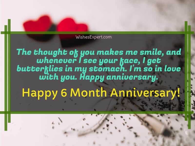 25 Best 6 Month Anniversary Wishes And Quotes