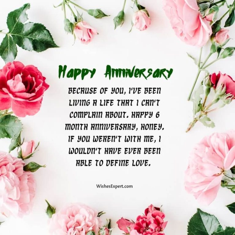 25 Best 6 Month Anniversary Wishes And Quotes