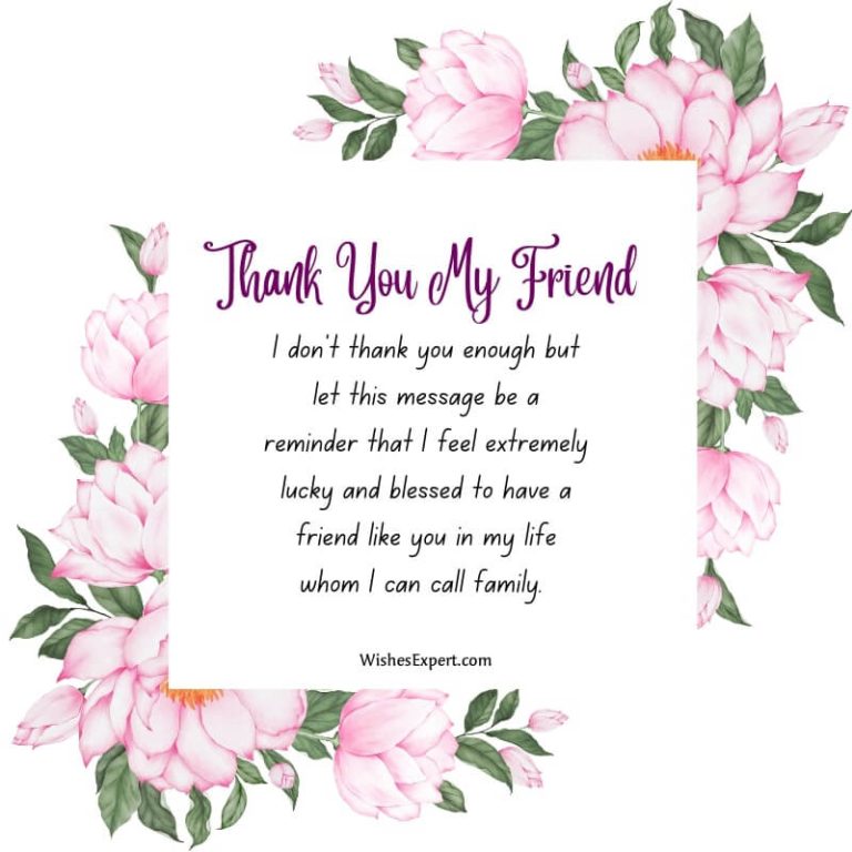 30+ Heart Touching Thank You Messages For Friends