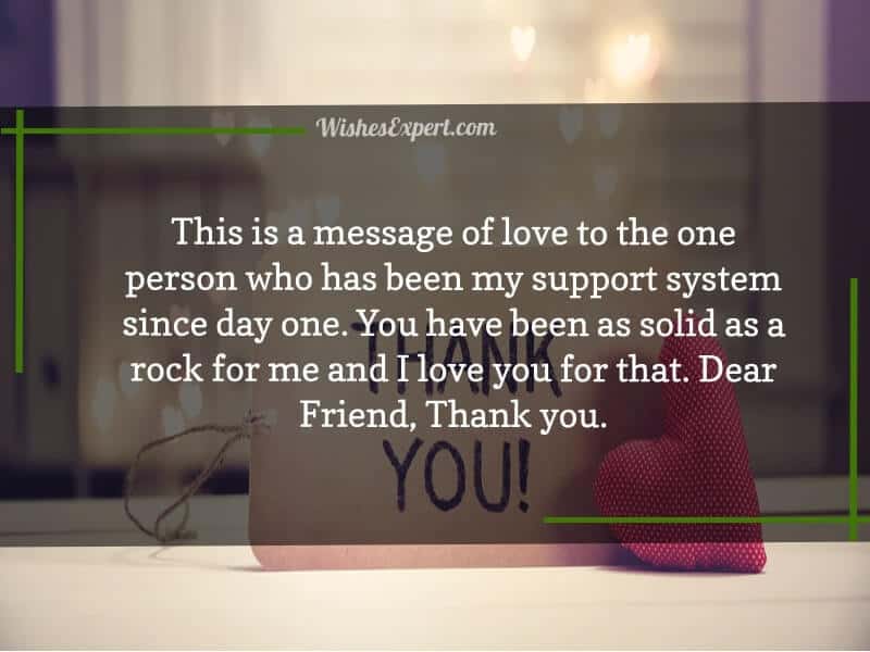 Thank You Quotes for Friends