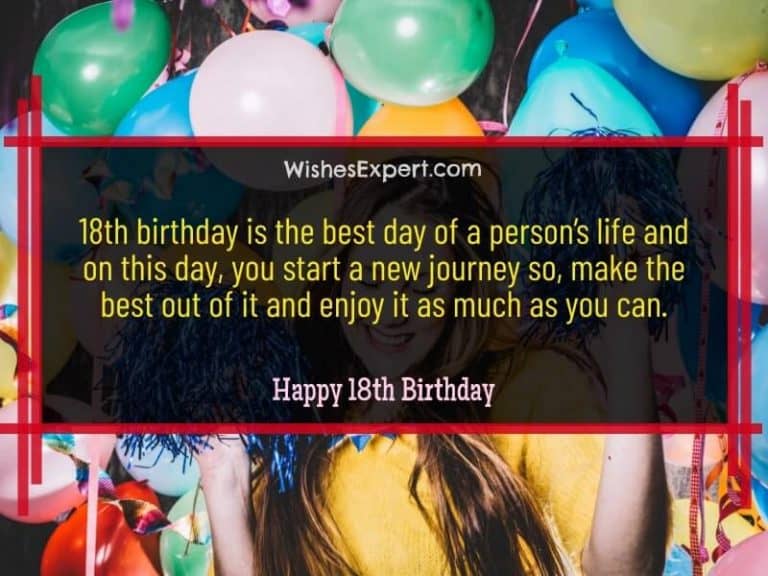 55+ Best Happy 18th Birthday Wishes and Messages