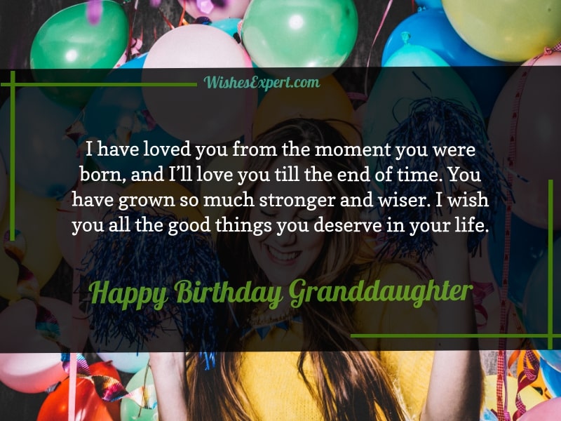 granddaughter birthday