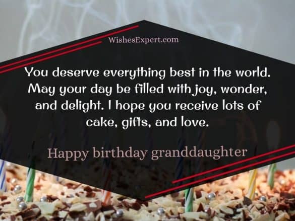 40 Sweet Happy Birthday Wishes For Granddaughter