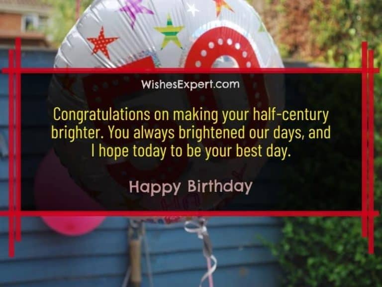 Happy 50th Birthday- Wishes, Quotes And Messages – Wishes Expert