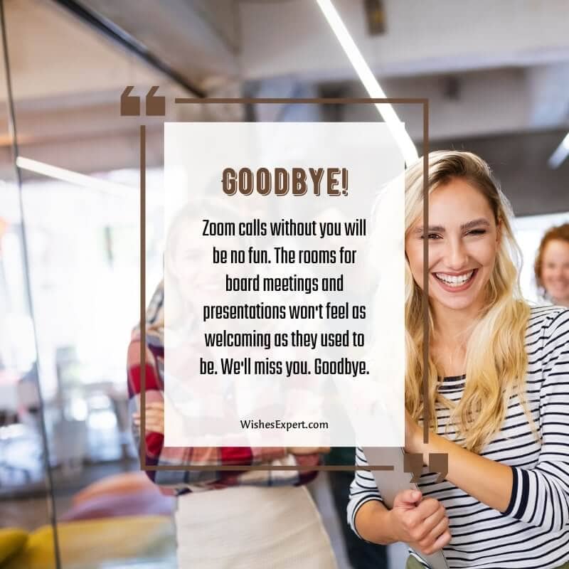 Farewell Message to Coworker