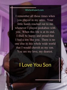 35+ Sweet I Love You Son Quotes And Messages