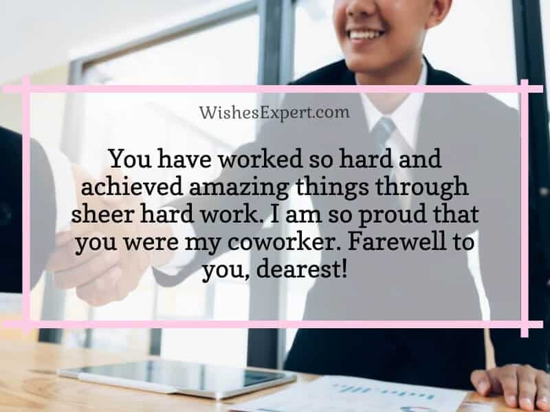 35 Best Farewell Message And Wishes to Coworker