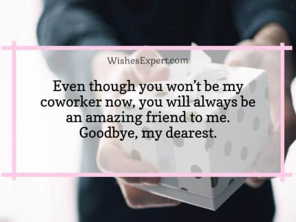 35 Best Farewell Message And Wishes to Coworker