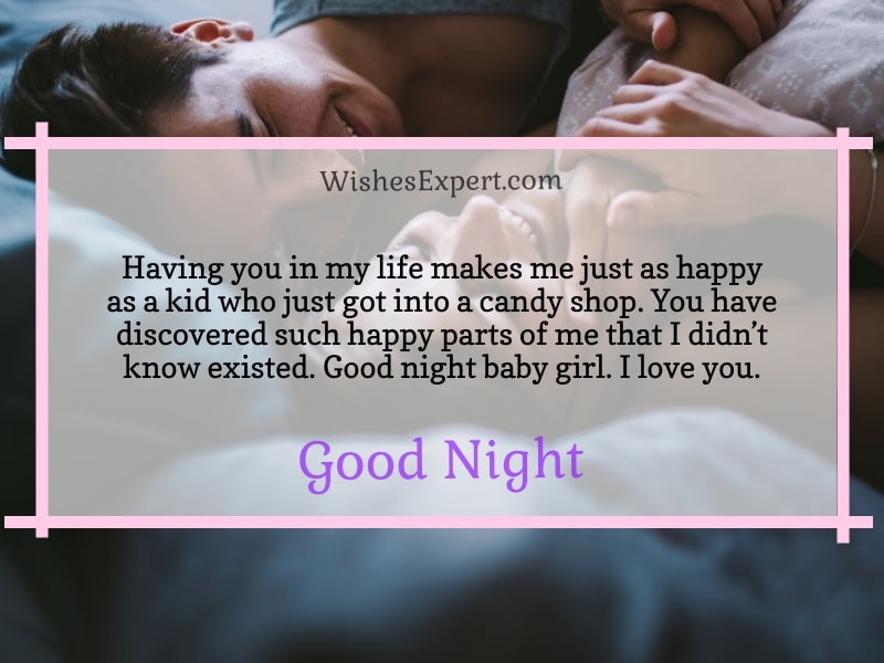 good night messages for my love 