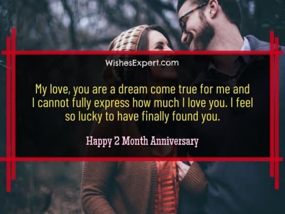 38+ Happy 2 Month Anniversary Wishes And Messages For Lovers