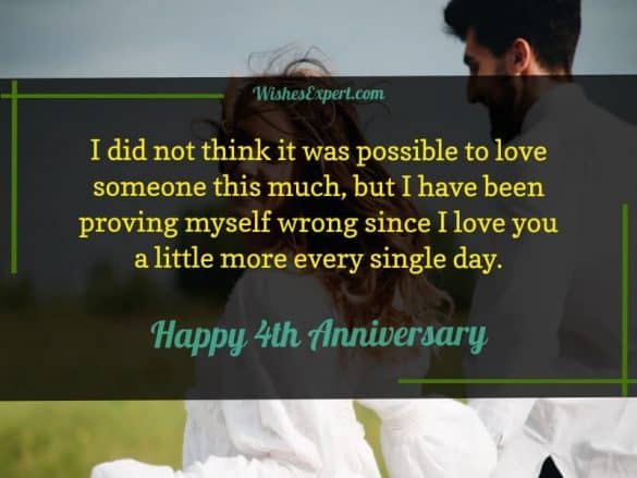 30+ Best Happy 4 Year Anniversary Quotes And Wishes