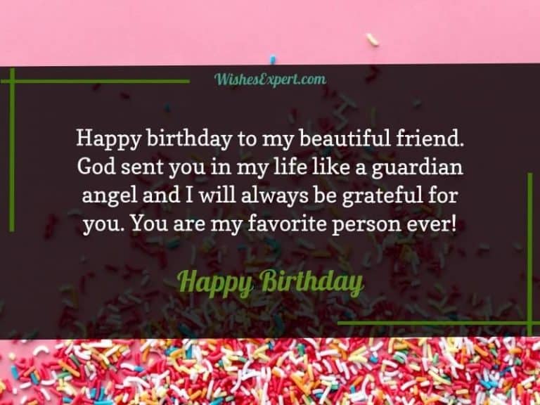 40+ Cute Happy Birthday Beautiful Friend Wishes With Images