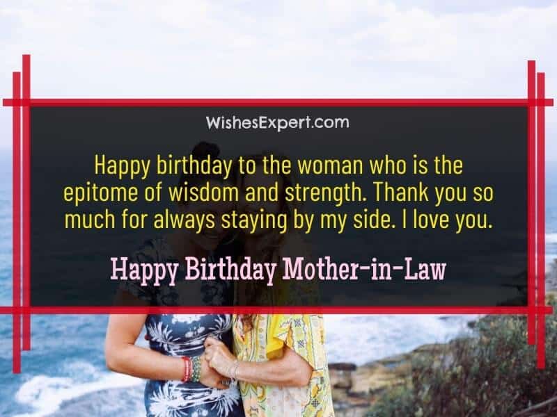 Sweet Birthday Wishes For Mother in Law