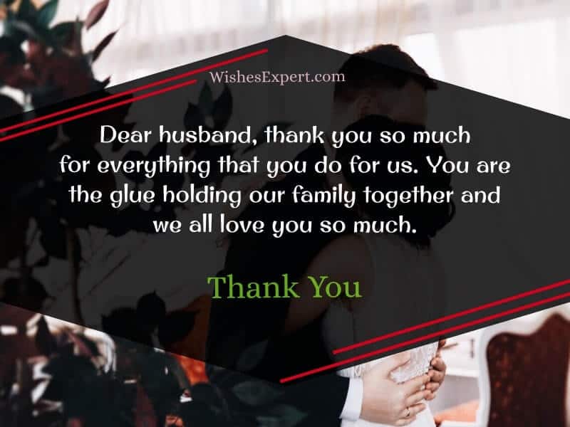 Thank You Husband Quotes