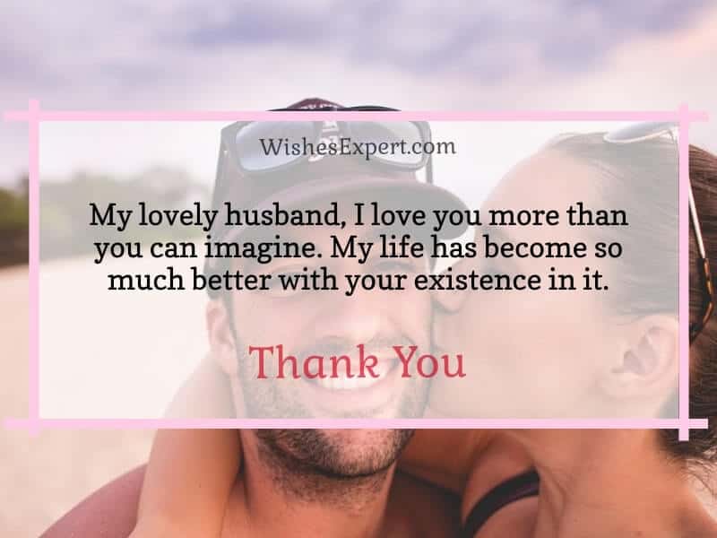 Thank You Quotes for Husband 