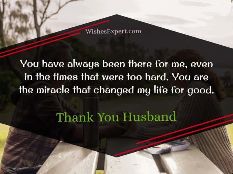 Thank You Husband for Everything