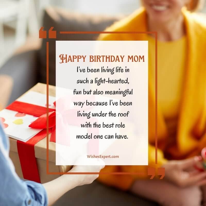 Birthday wishes for mom from daughter