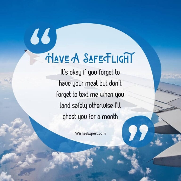 45+ Best Have a Safe Flight Wishes For Upcoming Journey