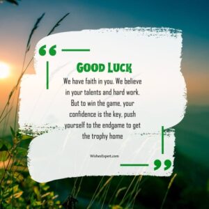 45+ Good Luck Quotes, Wishes And Messages