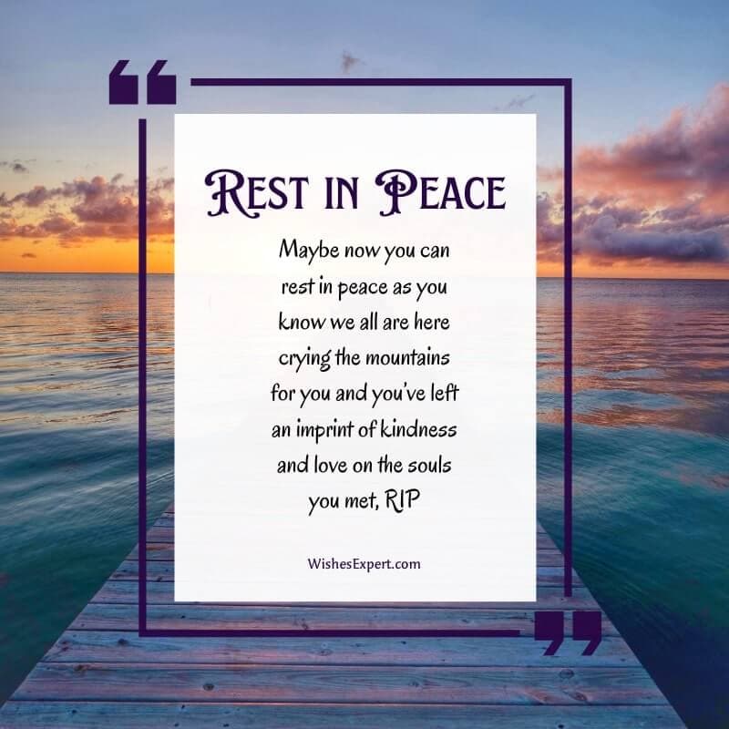 45+ Heart-touching Rest In Peace Quotes And Messages