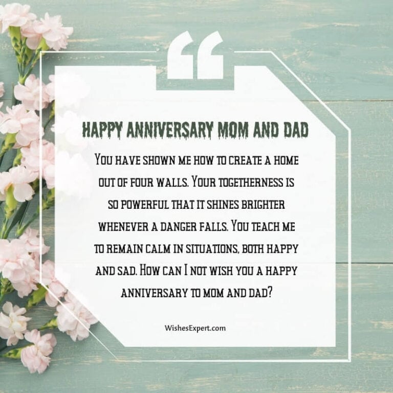 Best Happy Anniversary Wishes to Mom and Dad