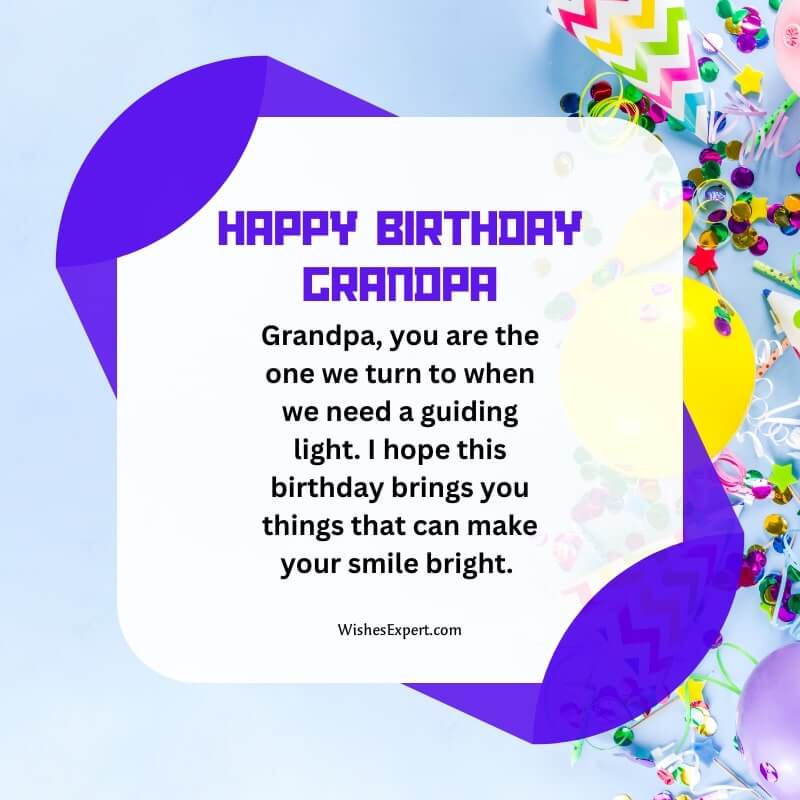 Best Birthday Wishes Collection For Grandpa