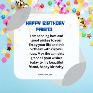 40+ Cute Happy Birthday Beautiful Friend Wishes With Images