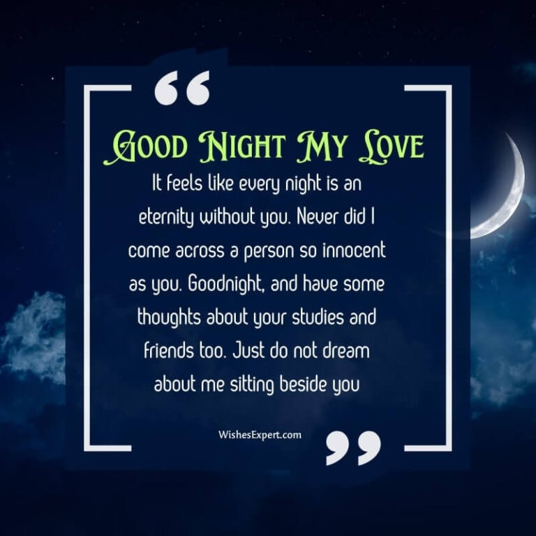 55+ Romantic Good Night Love Messages For Lover