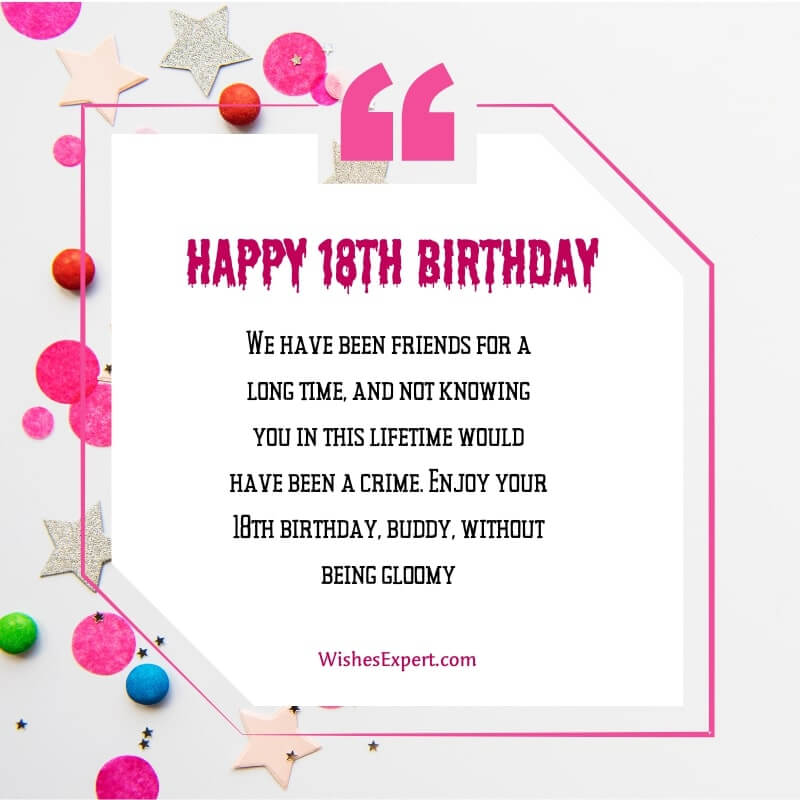 101 Best 18th Birthday Wishes, Messages, And Quotes, 45% OFF