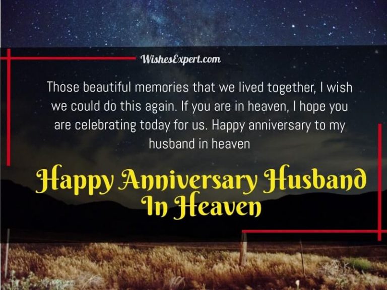 30 Happy Anniversary in Heaven Wishes