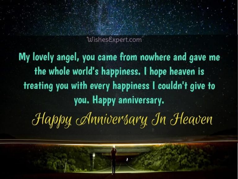 30 Happy Anniversary in Heaven Wishes