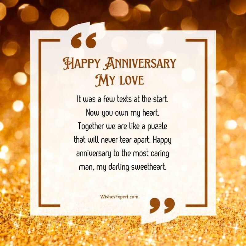 Sweet And Romantic Anniversary Quotes for Him
