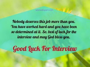 20 Good Luck Wishes For Job Interview