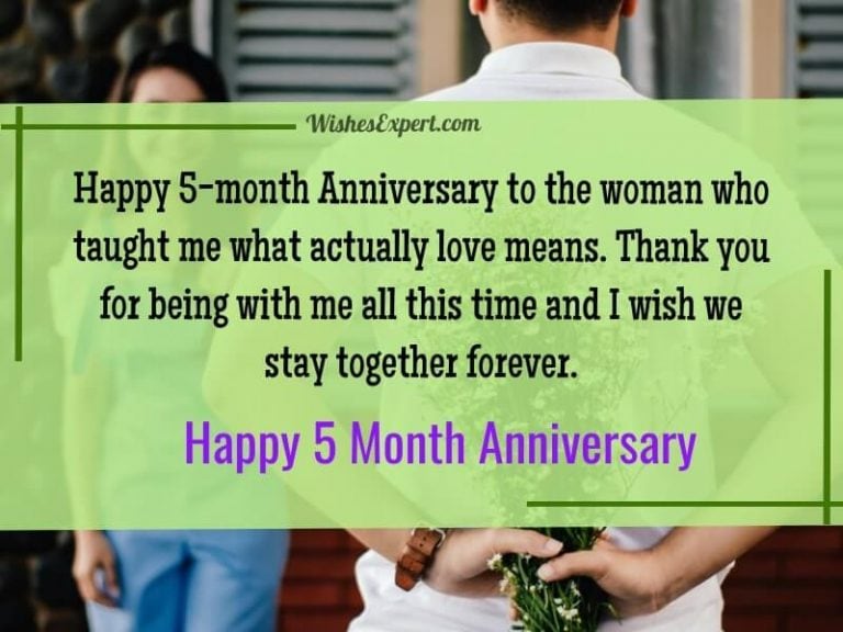 25+ Happy 5 Month Anniversary Wishes For Him or Her