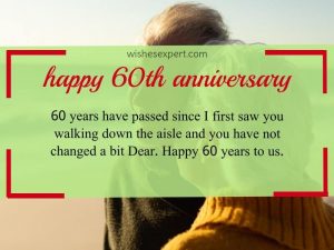 45 Best Happy 60th Anniversary Wishes And Messages