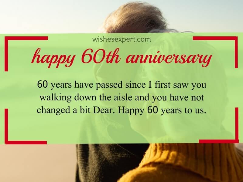 60 Best Happy 60th Anniversary Wishes And Messages