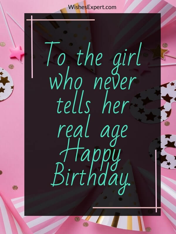 Funny Birthday Wishes for Girl