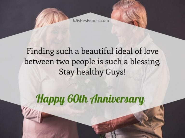 45 Best Happy 60th Anniversary Wishes And Messages