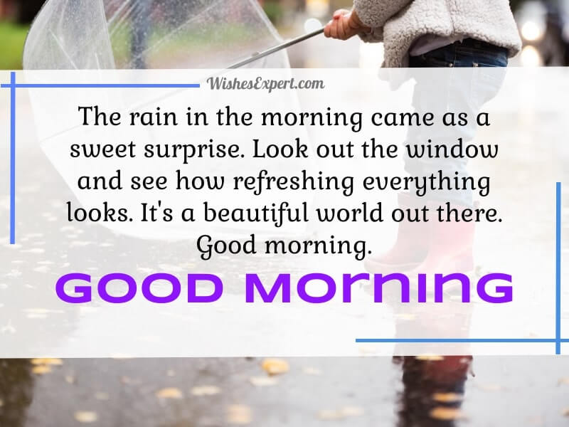 30 Best Good Morning Wishes For Rainy Day