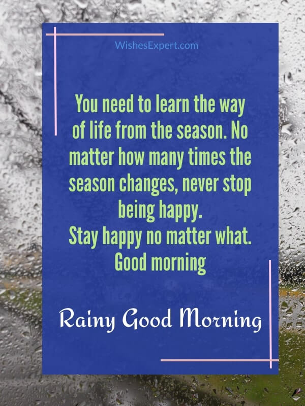 30 Best Good Morning Wishes For Rainy Day