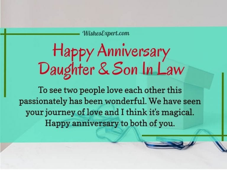 30+ Anniversary Wishes For Daughter And Son In Law