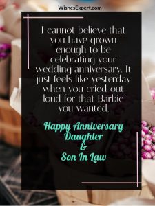 30+ Anniversary Wishes For Daughter And Son In Law