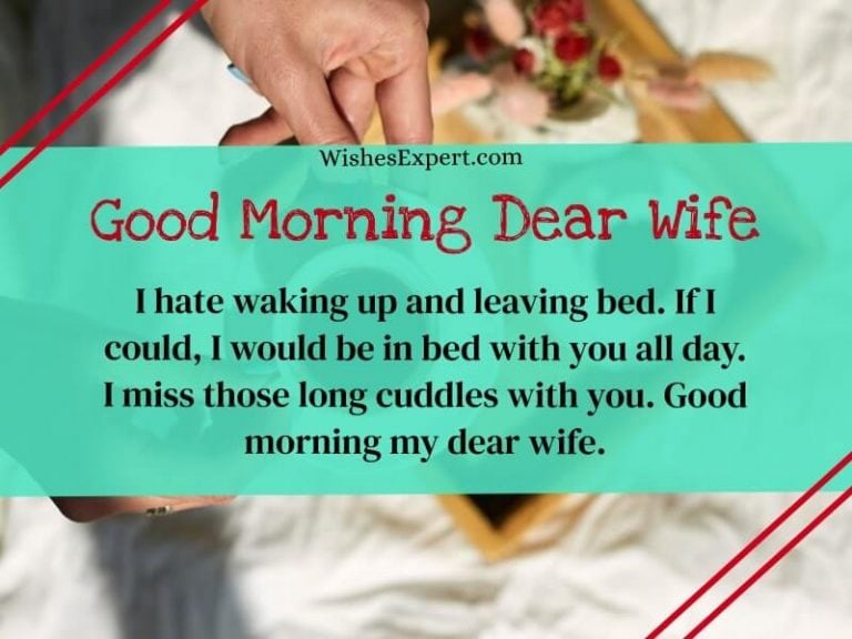 40 Romantic Good Morning Messages For Wife