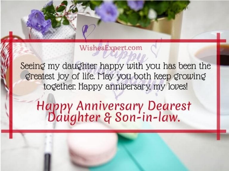 30+ Anniversary Wishes For Daughter And Son In Law