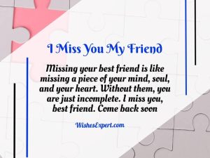 35+ Miss You Friend Messages And Quotes