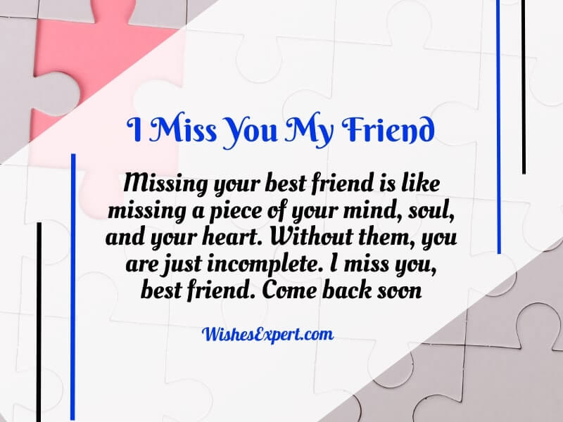 Missing Friends Quotes