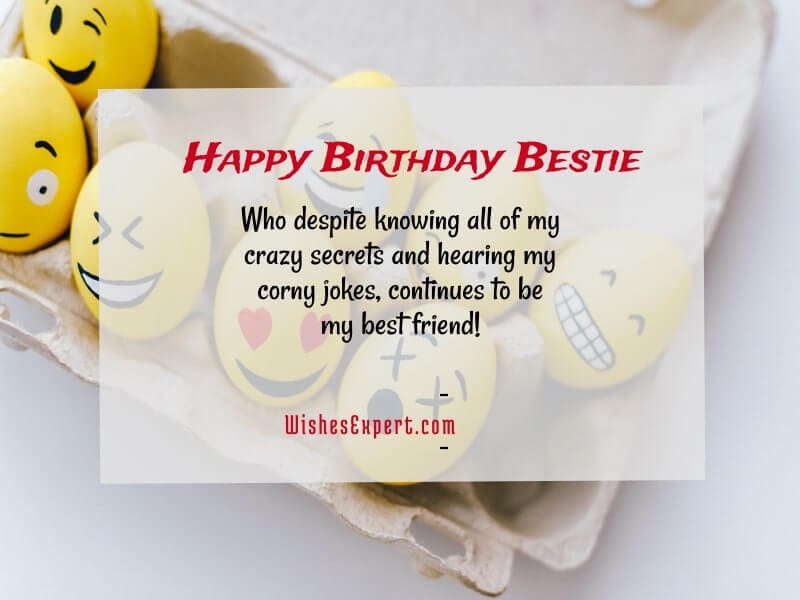 45+ Funny Birthday Wishes For Best Friend – Wishes Expert