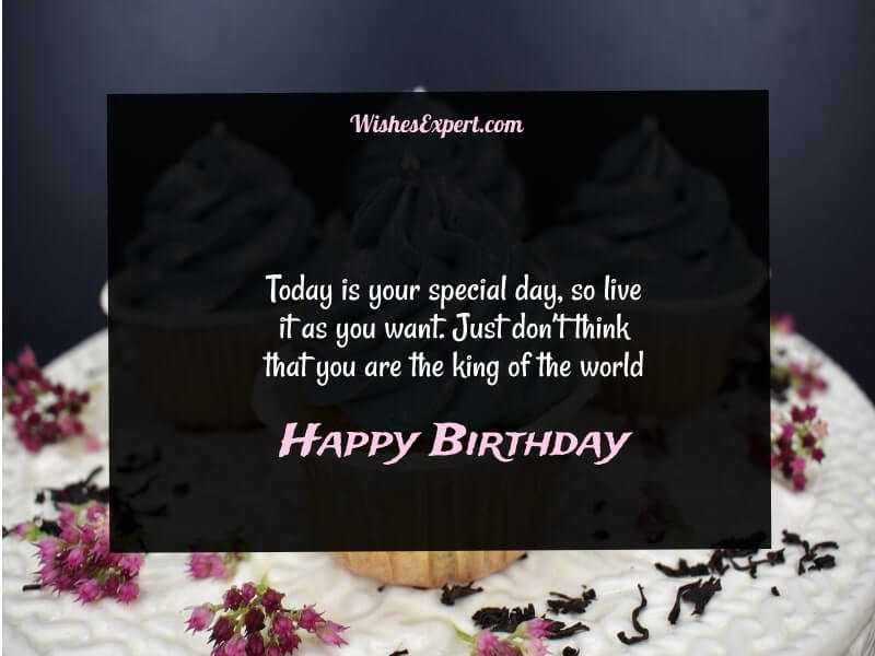Funny birthday wishes for male friend