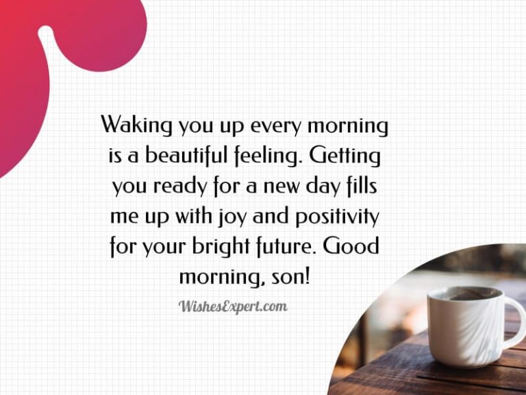 26 Good Morning Wishes And Messages for Son