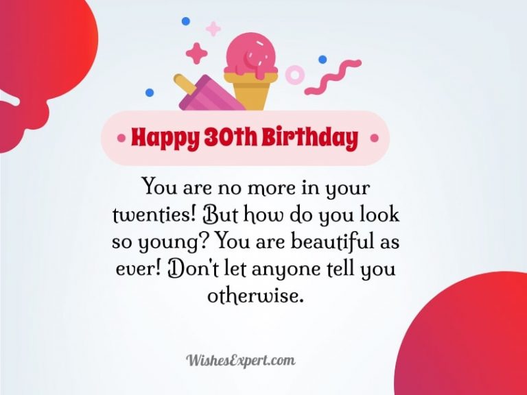 60 Happy 30th Birthday Wishes And Quotes